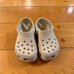 Kids Beige Crocs